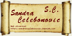 Sandra Čelebonović vizit kartica